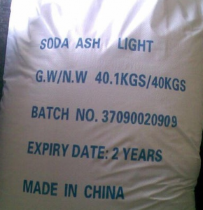 soda ash light 40kg bag
